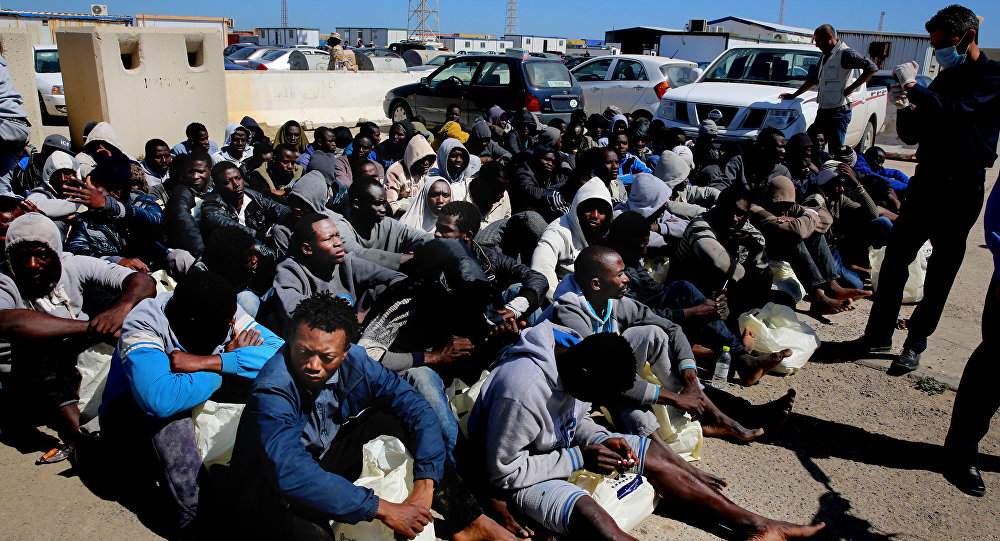 Libya Is Home To A 21st Century Slave Market Stop The Wars At Home   LibyanMigrants Sputnki  