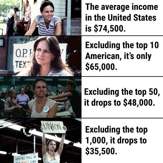 Image for the Tweet beginning: If we take the income